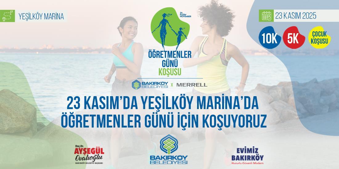 Bakırköy Belediyesi Öğretmenler Günü Koşusu